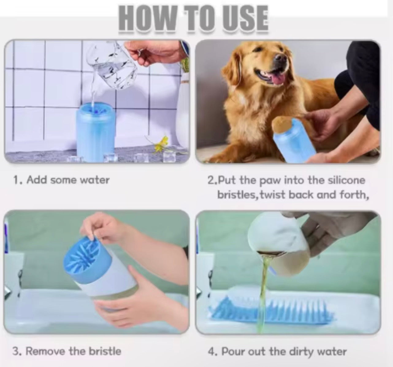 LuminaPaw Portable Paw Cleaner